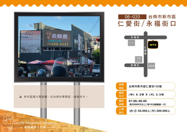 台南市新市區 仁愛街永福街口